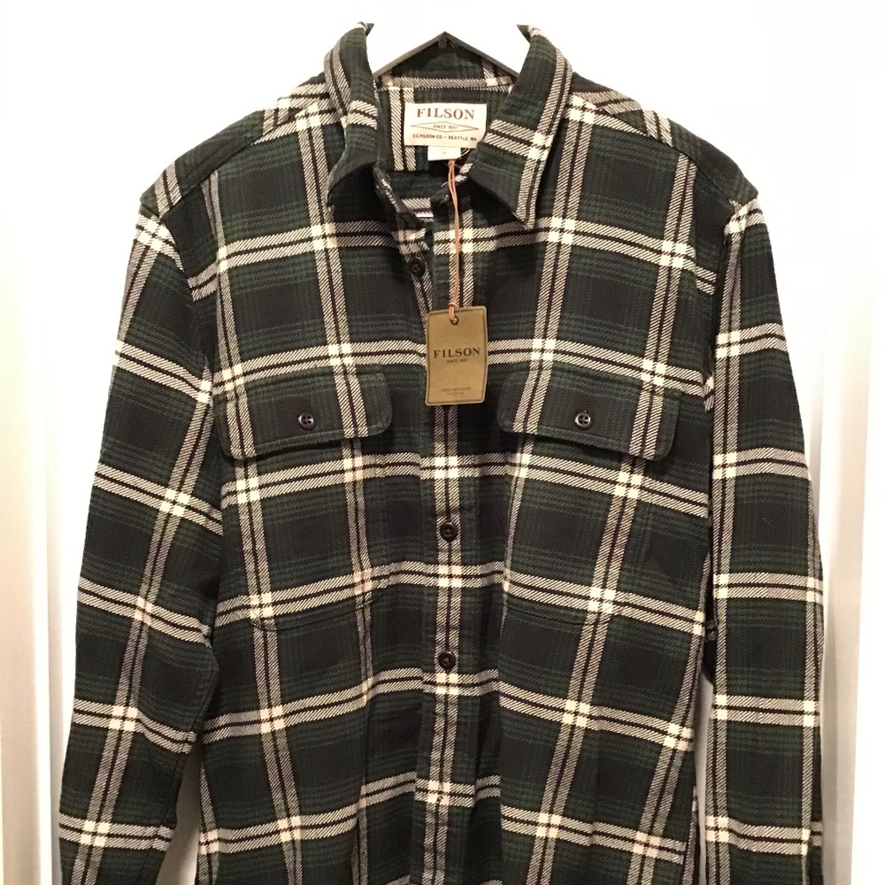 Filson long sleeve plaid shirt